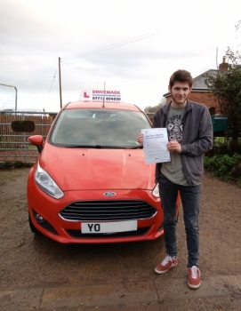 Well done Connor, passed your driving test first time today. A well deserved pass and just in time for Christmas. You've been a great pupil to teach. Take care mate.. Drive Safe!...