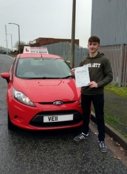 Well done Brad. Passed your driving test first time today with only 1 minor fault. Great result. Drive Safe mate!...